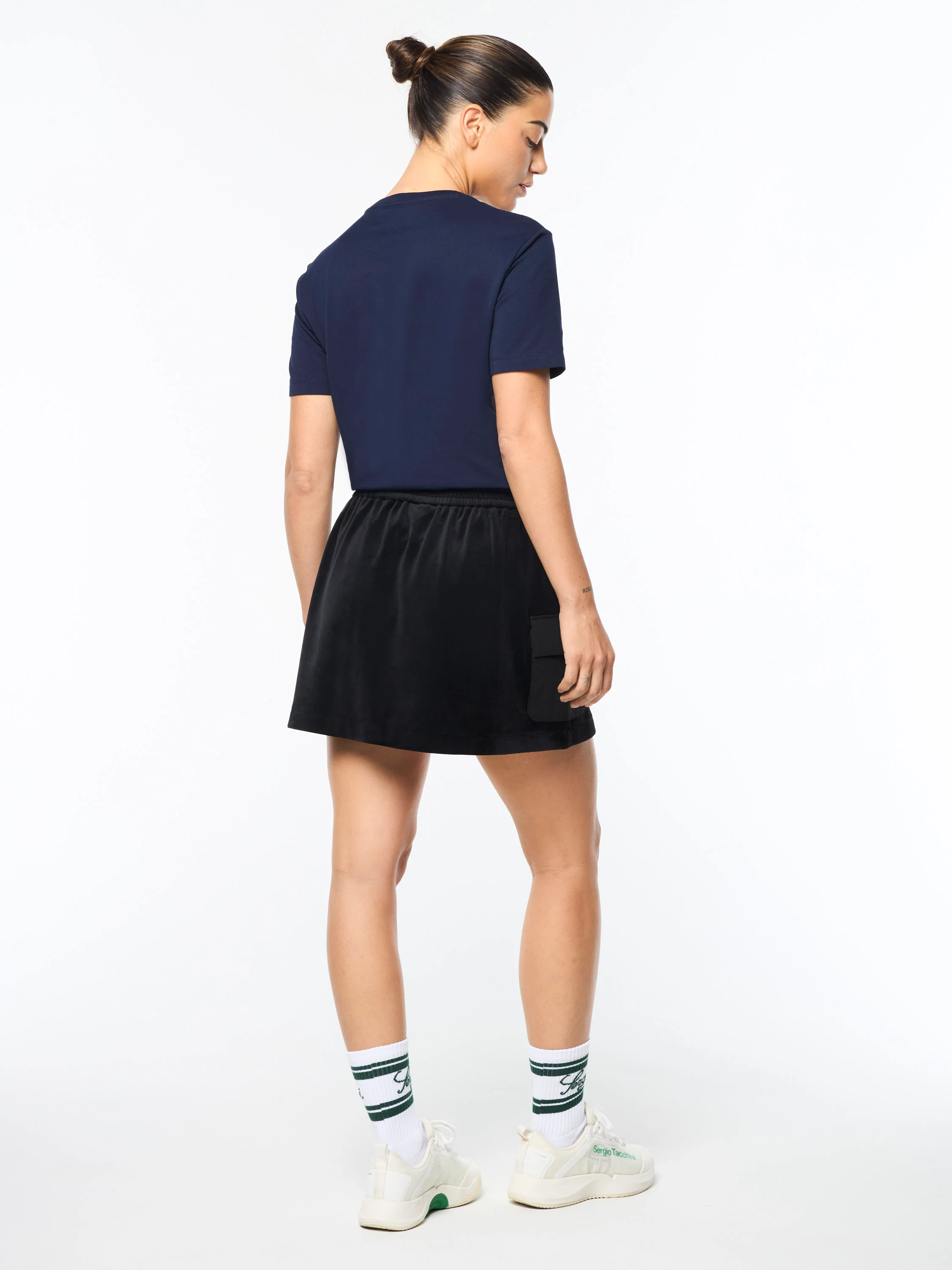 Adele Velour Skirt- Black Beauty - Image 7