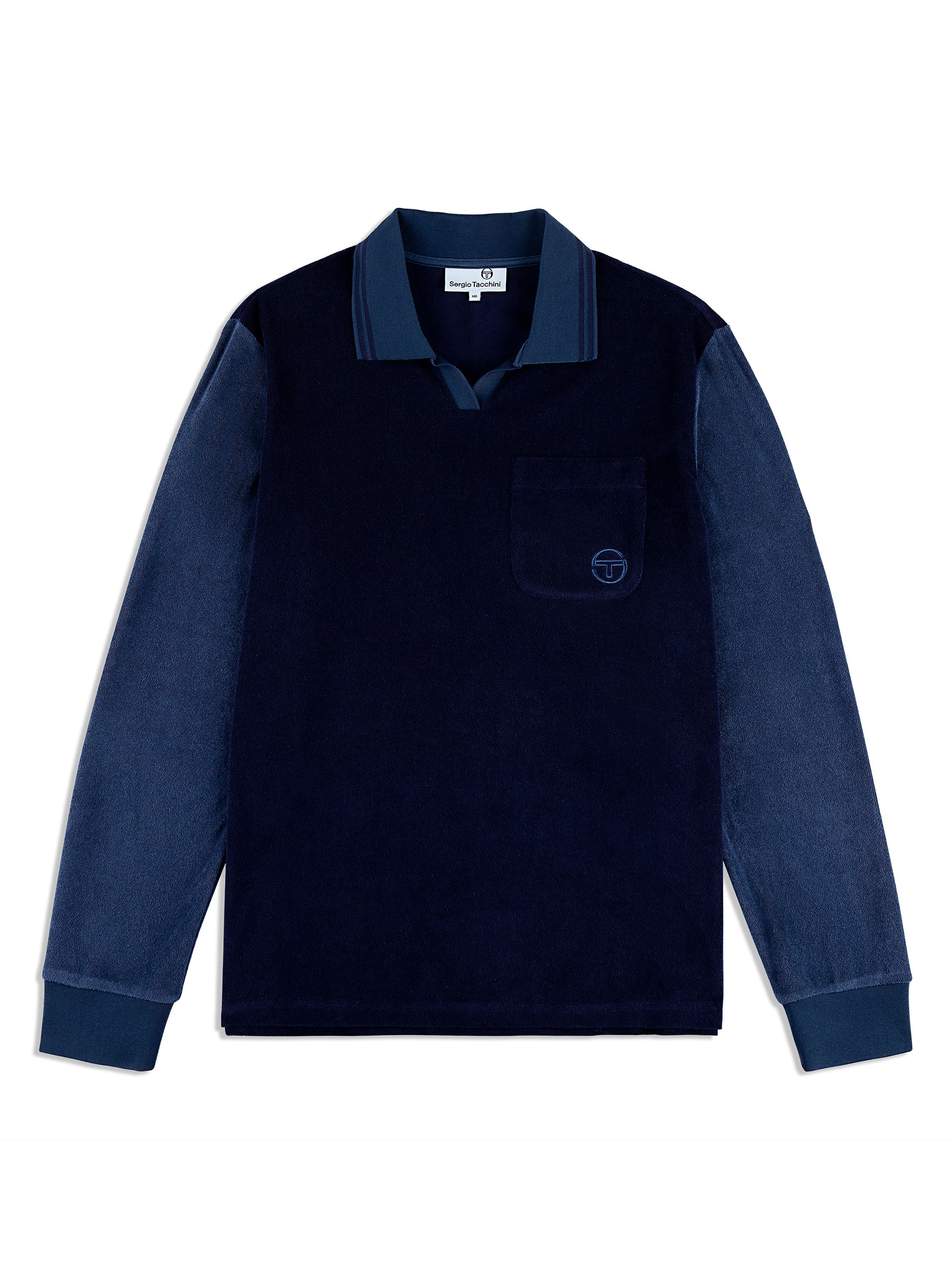 Alvar Long Sleeve Polo- Eclipse - Image 2