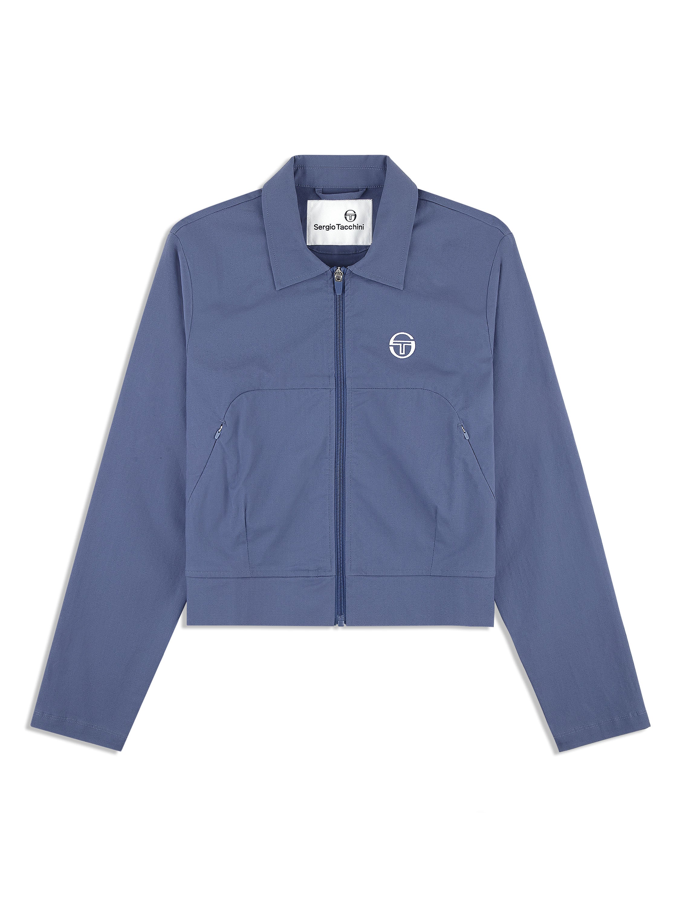 Aria Track Jacket- Blue Indigo - Image 2