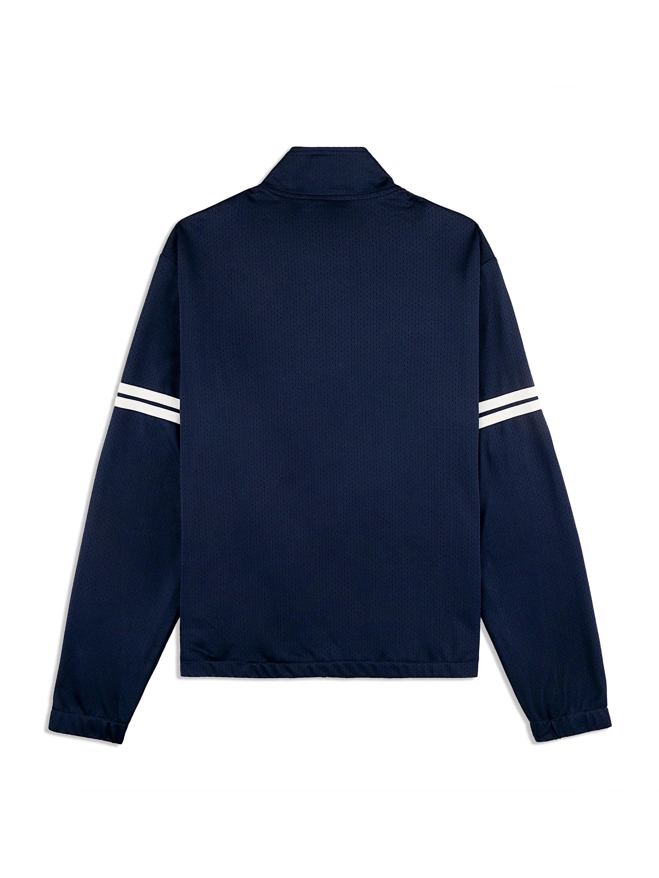 Arturo Mesh Track Jacket- Maritime Blue/ Quiet Gray - Image 3