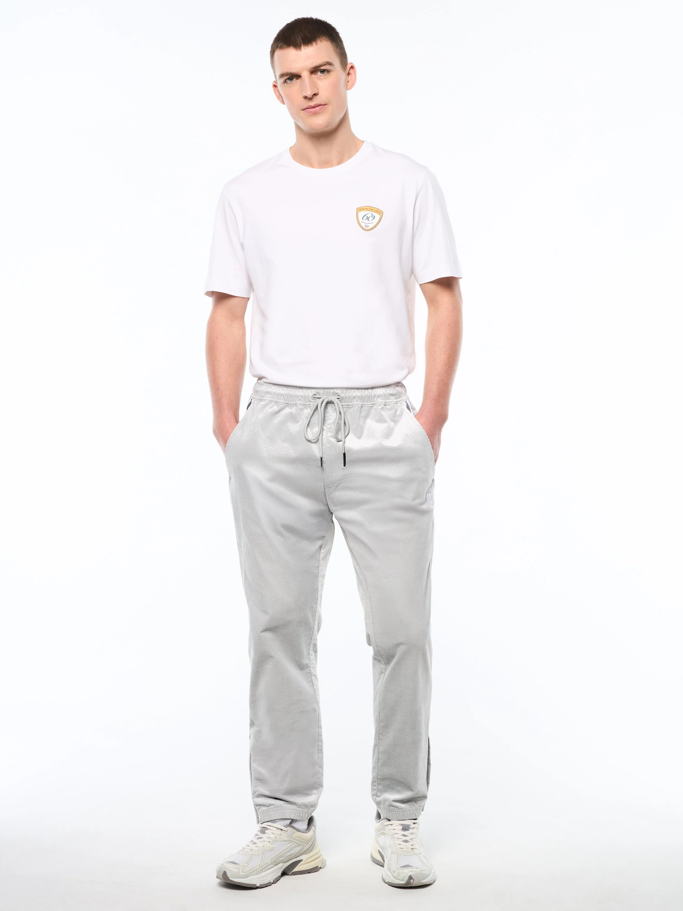 Cordurato Track Pant- Quiet Grey - Image 3