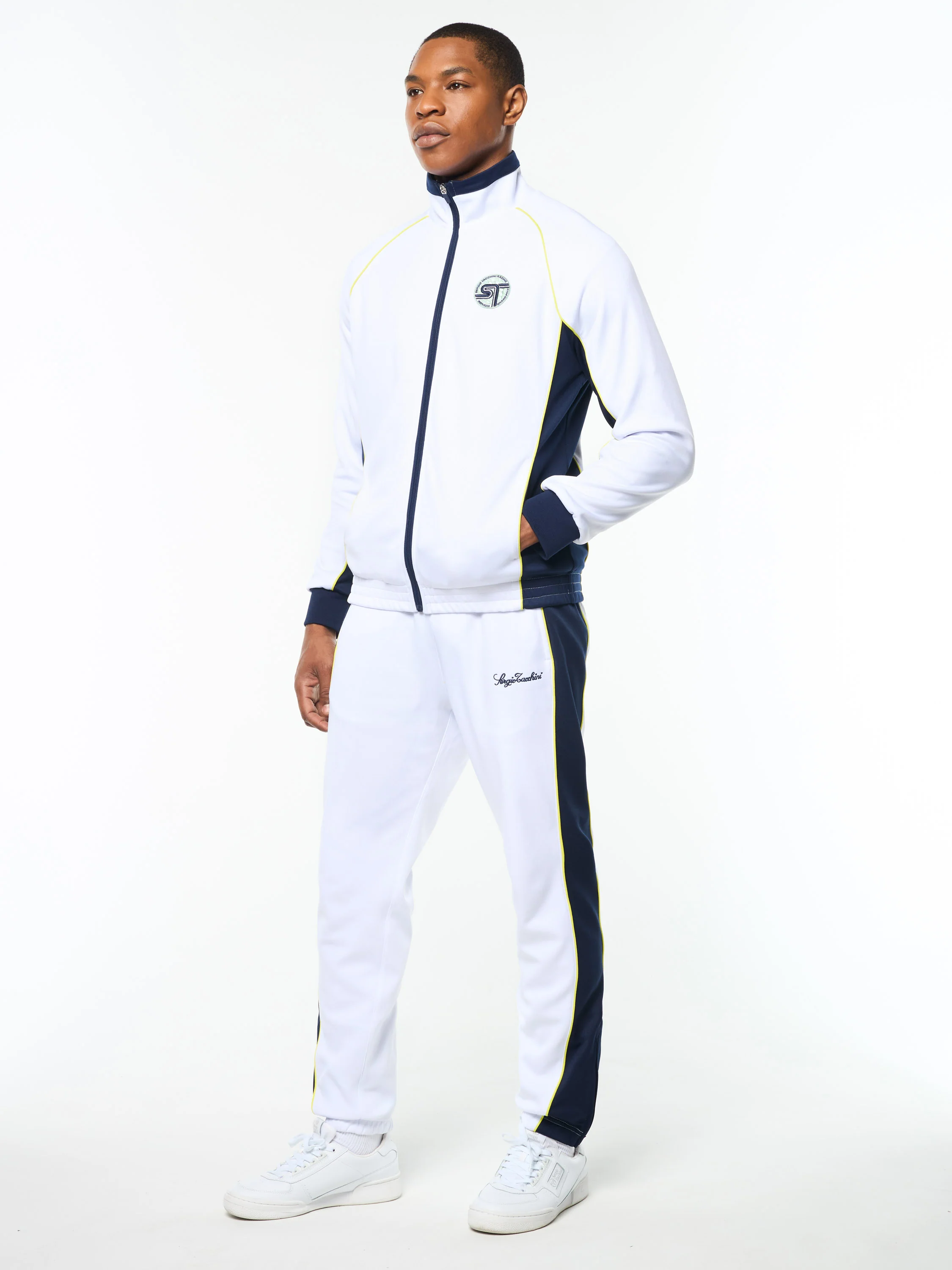 Corsa Track Jacket- Brilliant White - Image 3