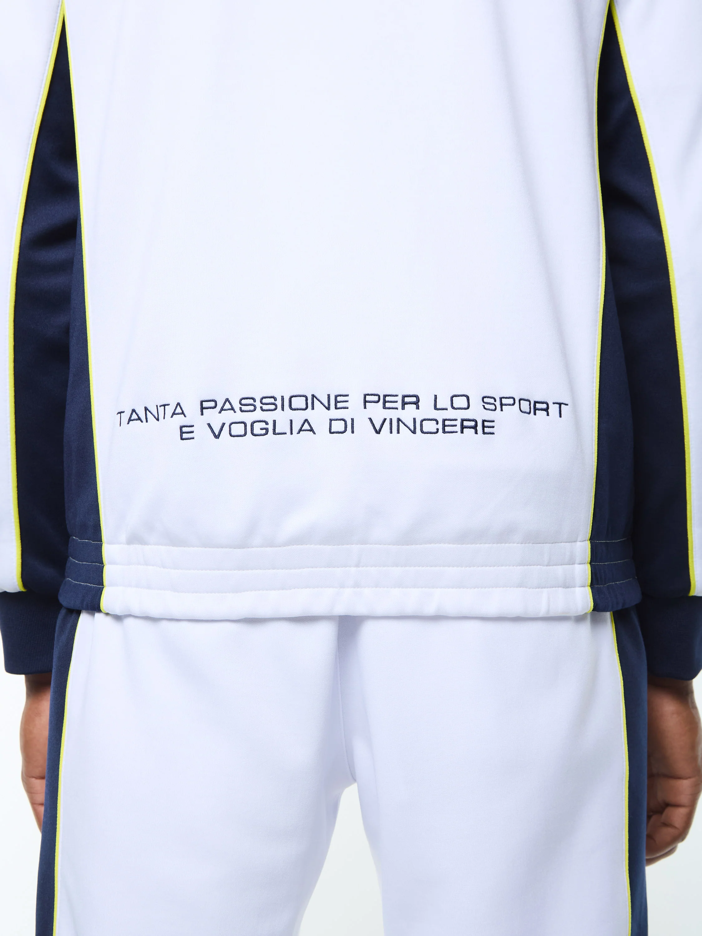 Corsa Track Jacket- Brilliant White - Image 7