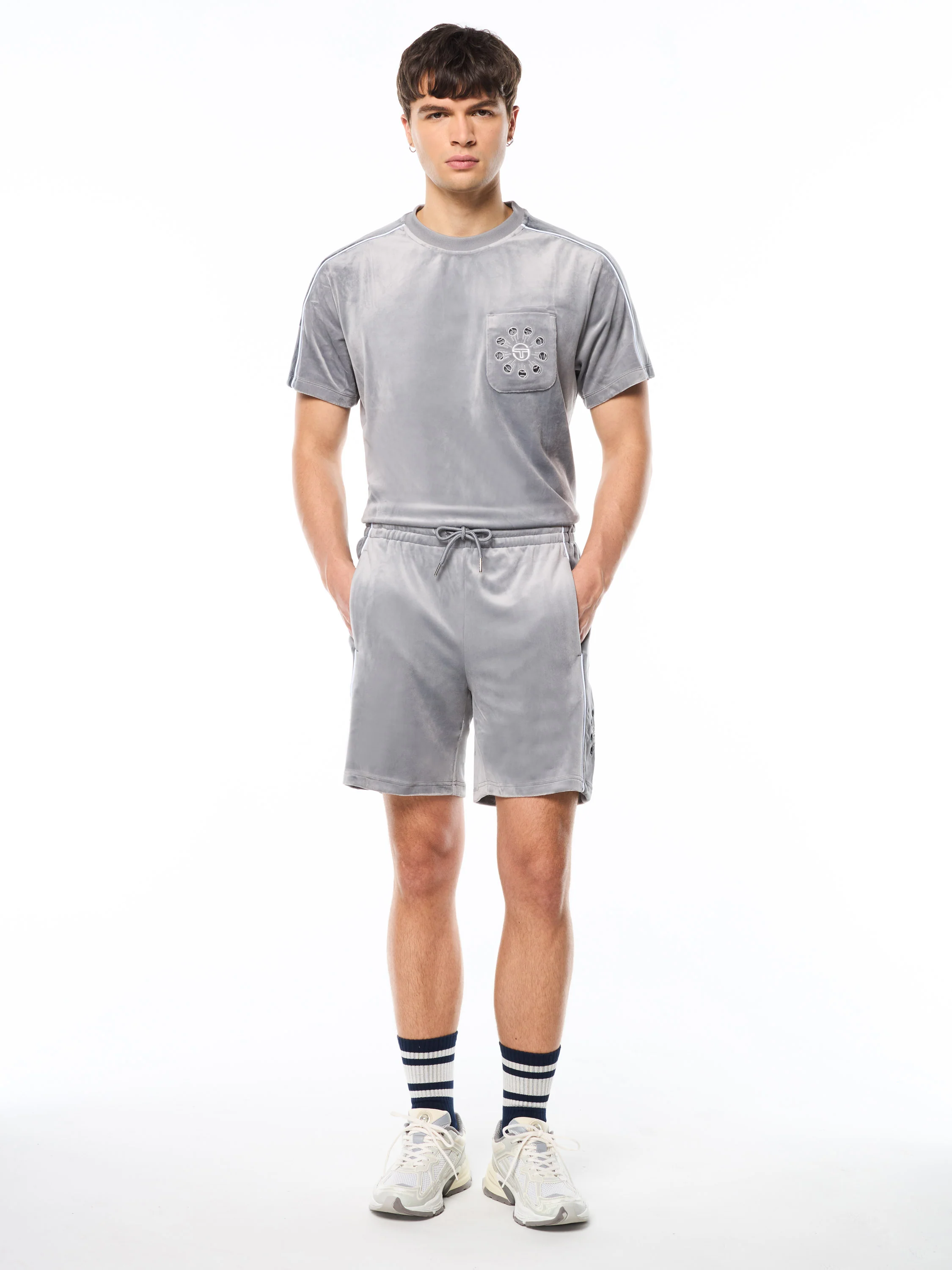 Cresta Velour Short-Sleet - Image 3