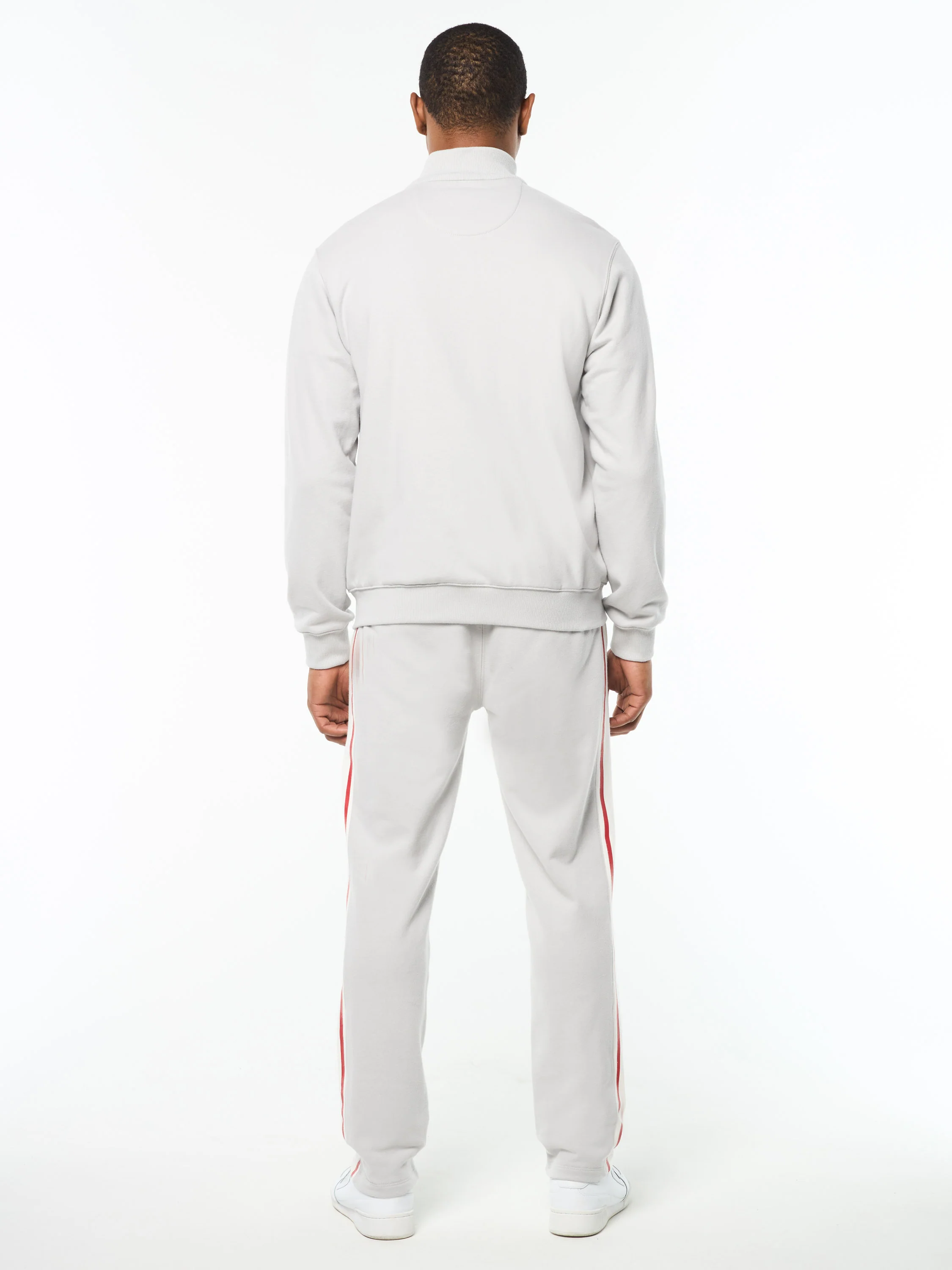 Cursivo Track Jacket- Quiet Grey - Image 5