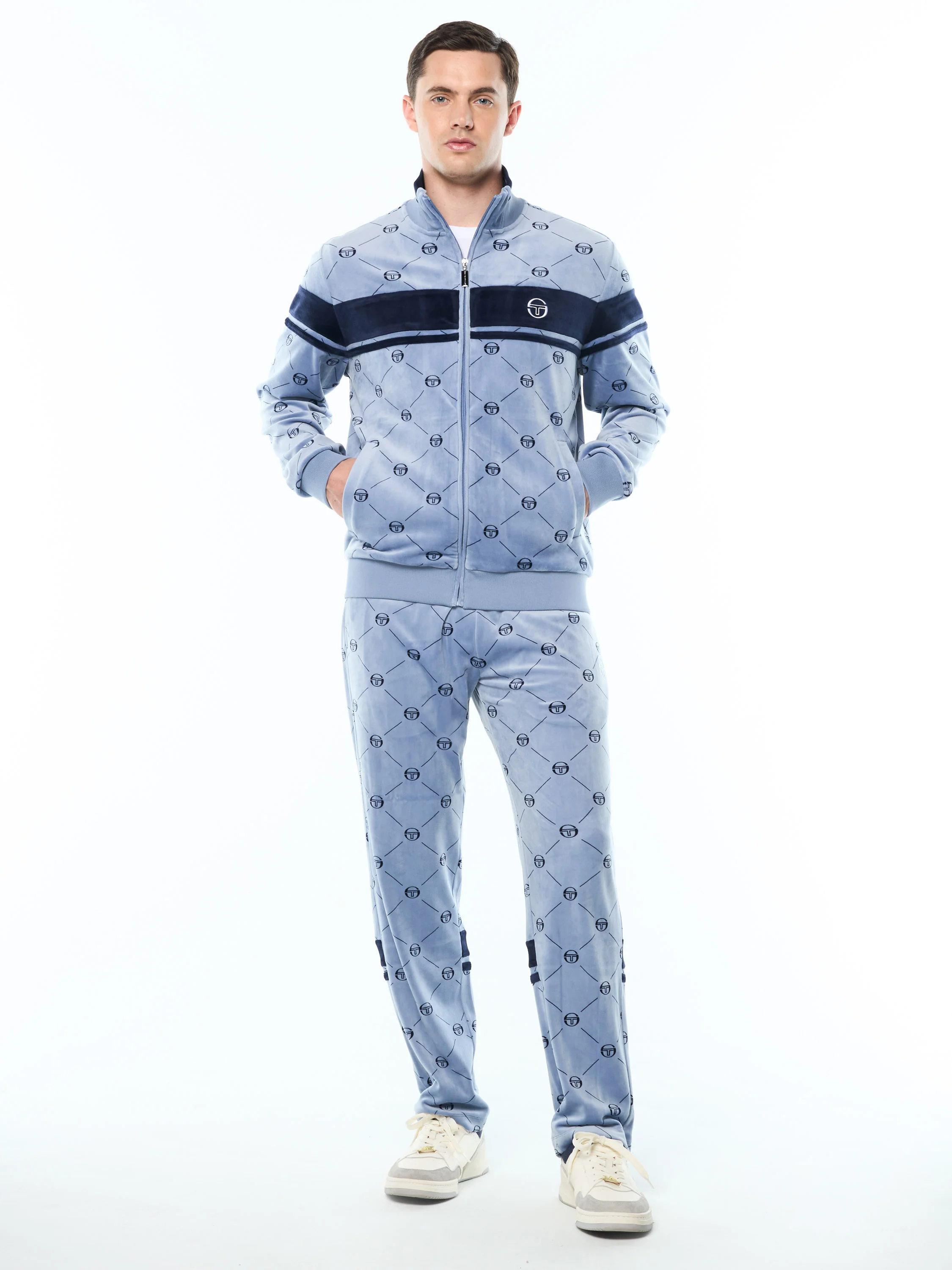 Damarindo Velour Track Jacket-Troposphere - Image 3