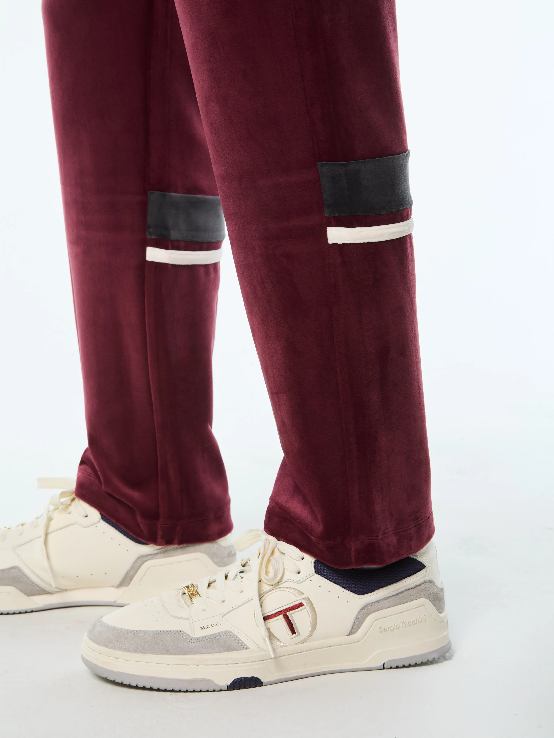Damarindo Velour Track Pant-Tawny Port - Image 8