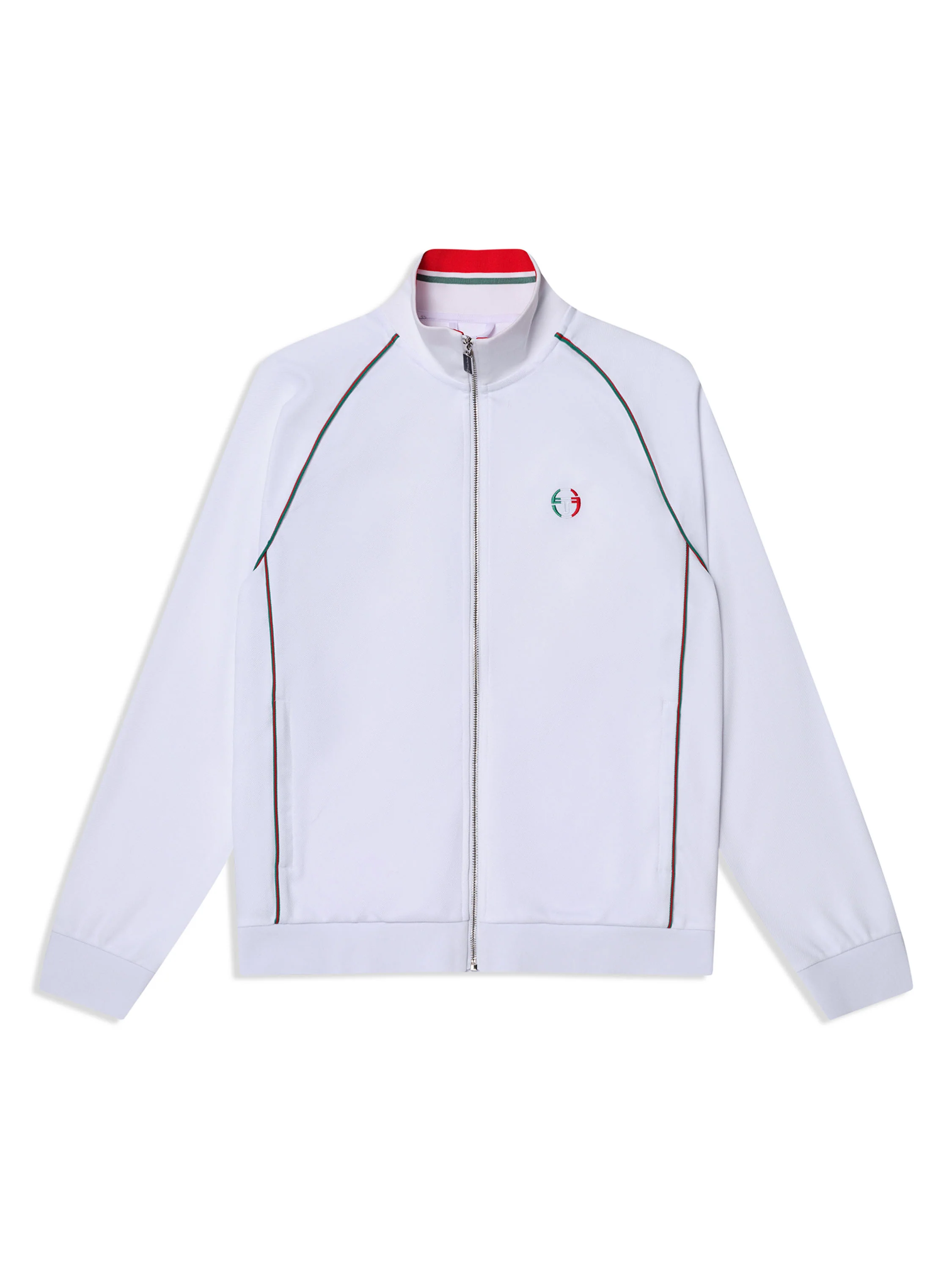 Eredita Track Jacket-Brilliant White - Image 2