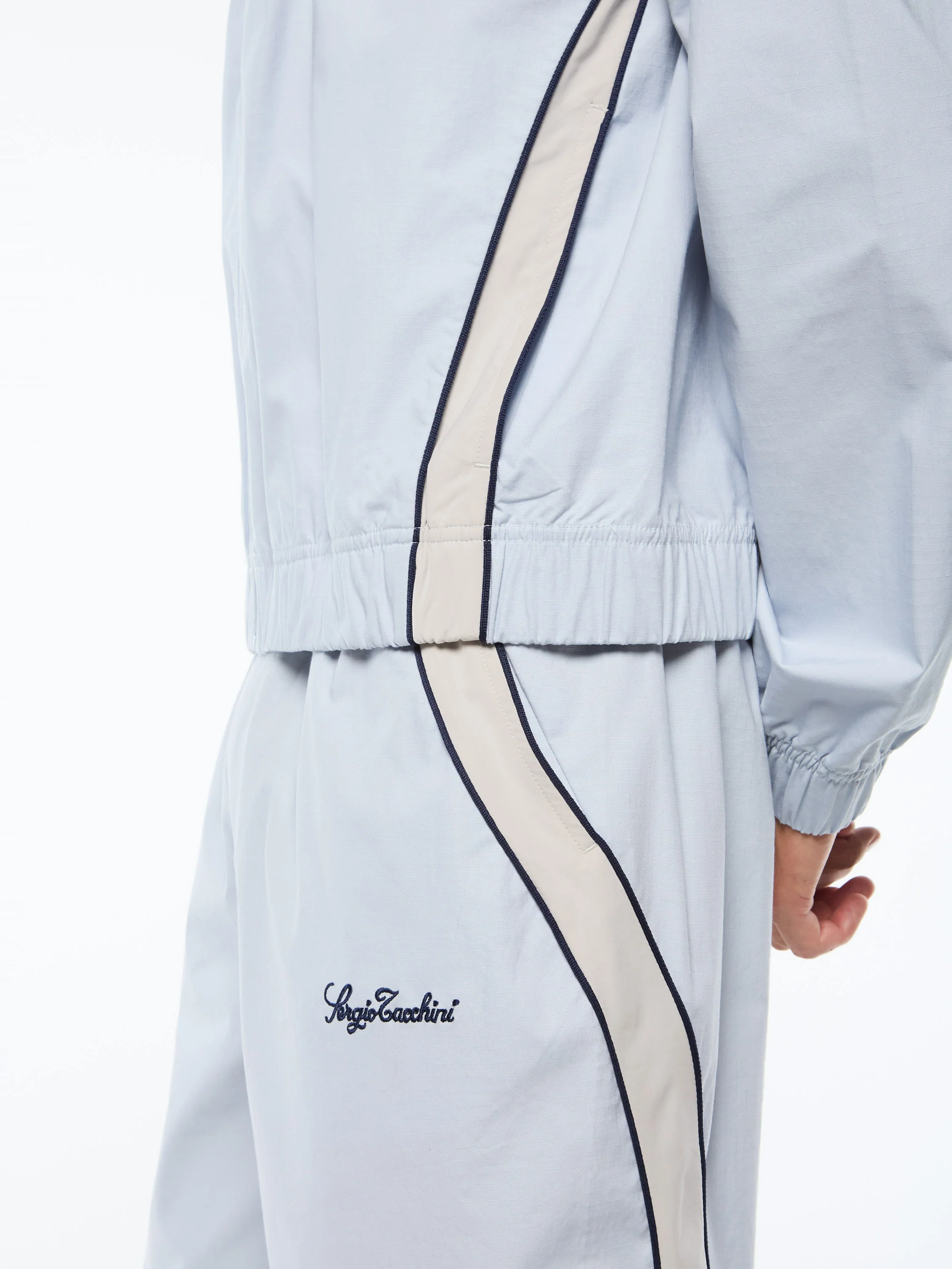 Fiamma Track Jacket- Baby Blue - Image 3