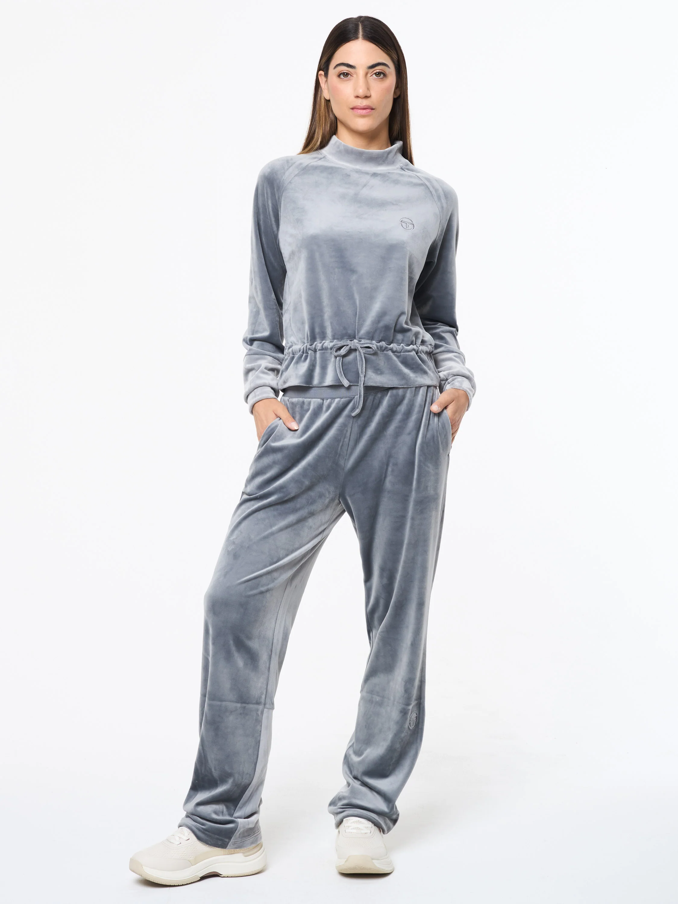 Lina Velour Top- Quiet Shade - Image 3