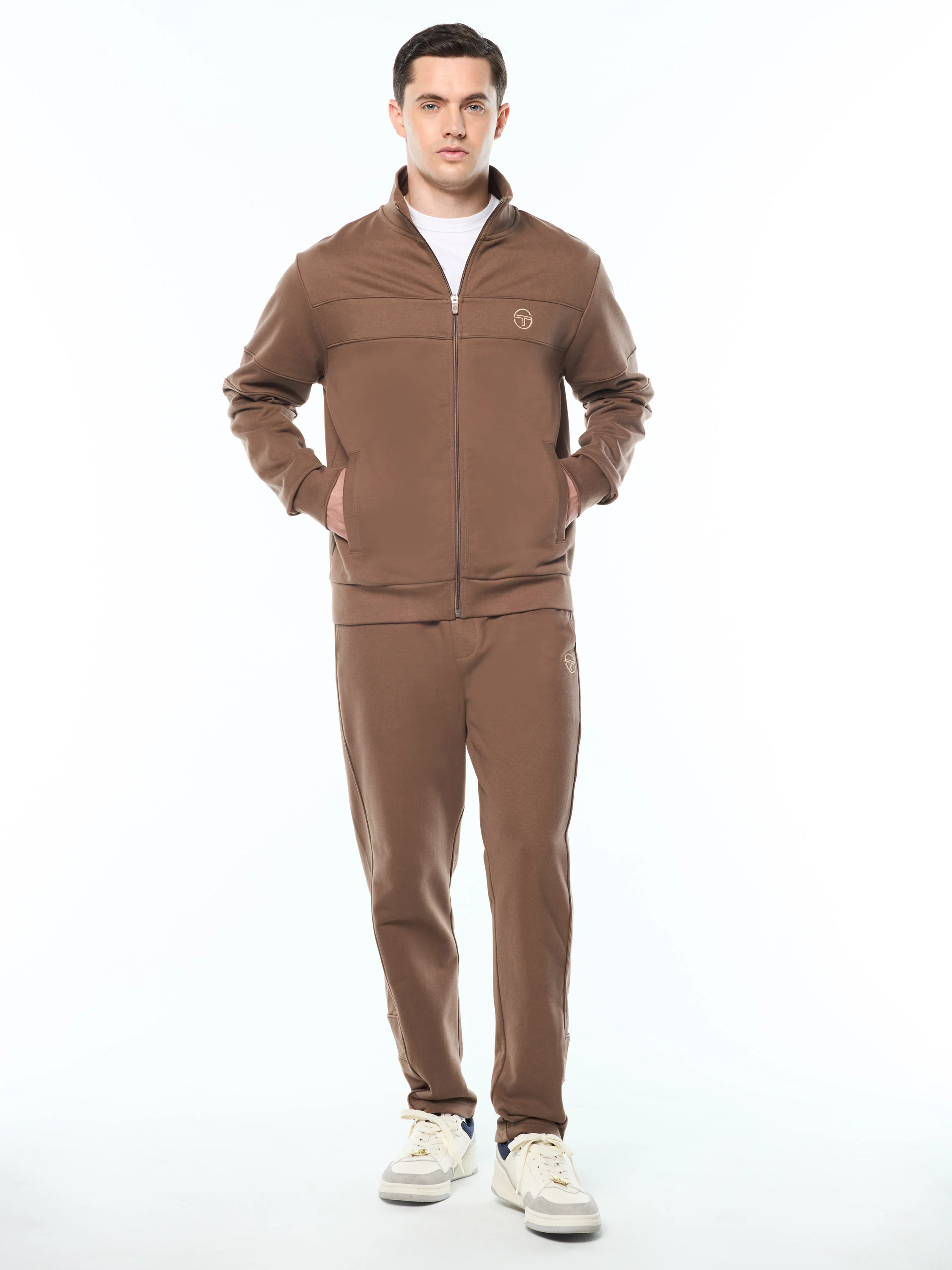 Lineo Track Jacket-Chocolate Chip - Image 3