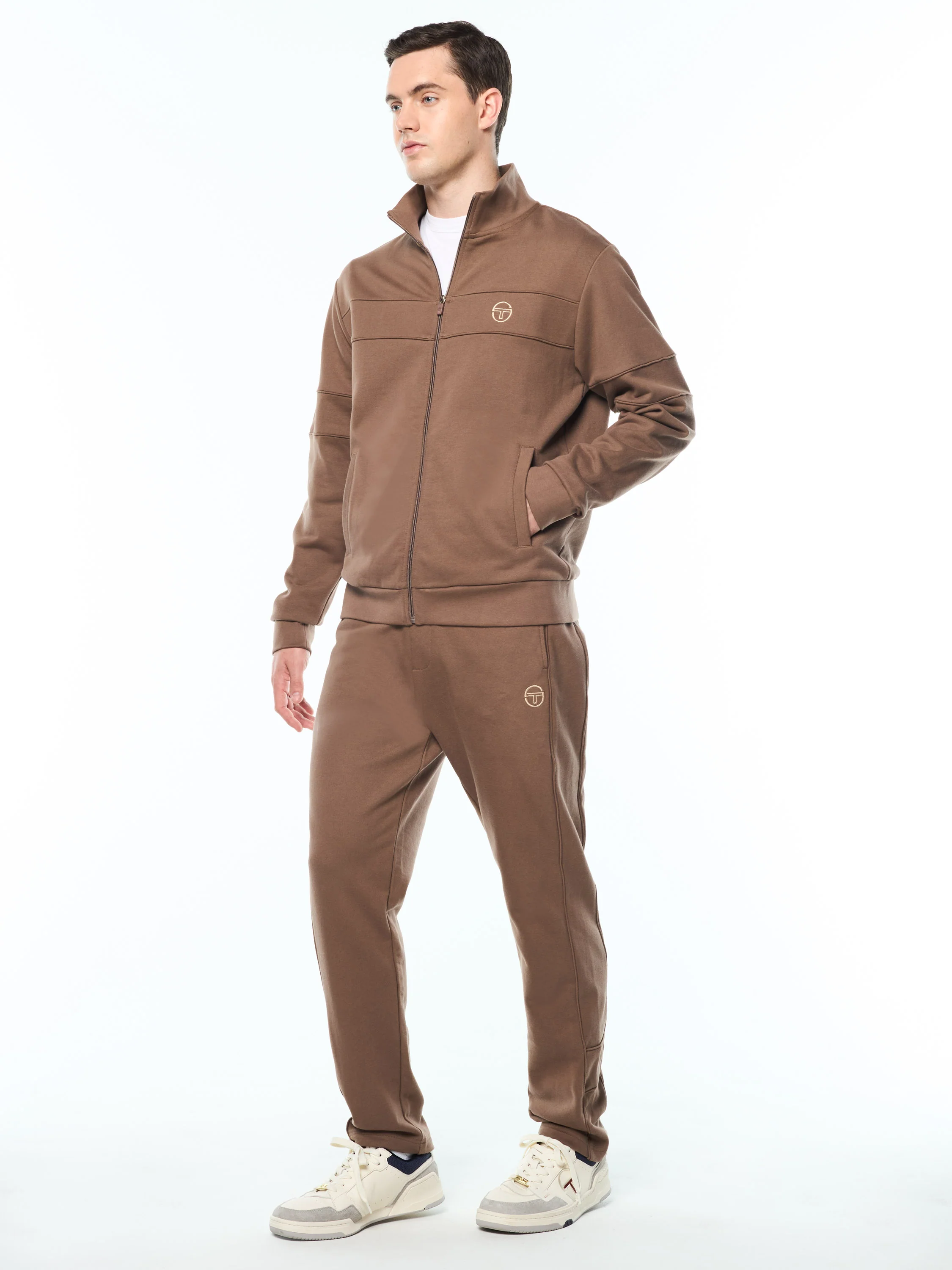 Lineo Track Jacket-Chocolate Chip - Image 4