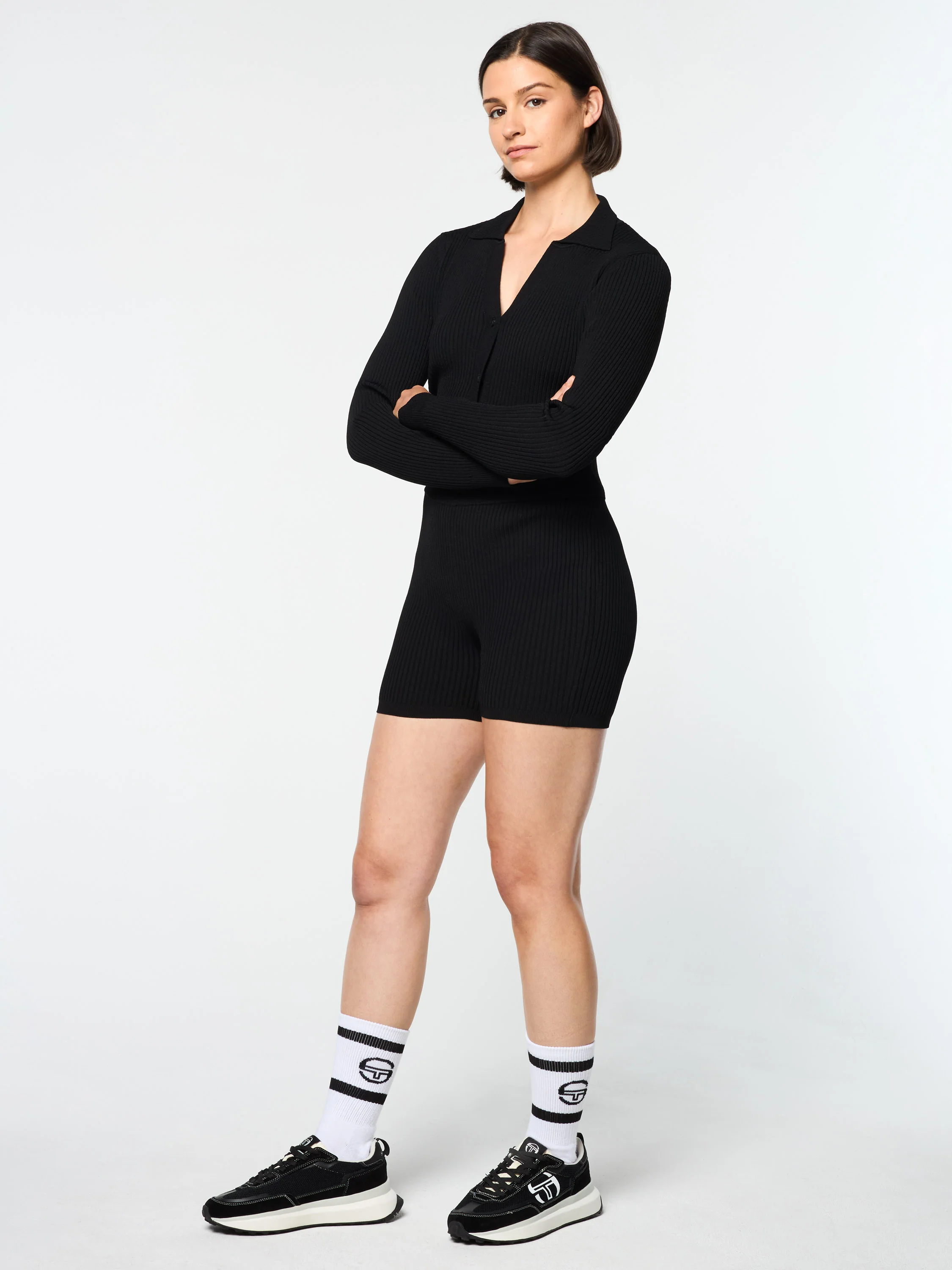 Magreta Rib Cardigan- Black Beauty - Image 5