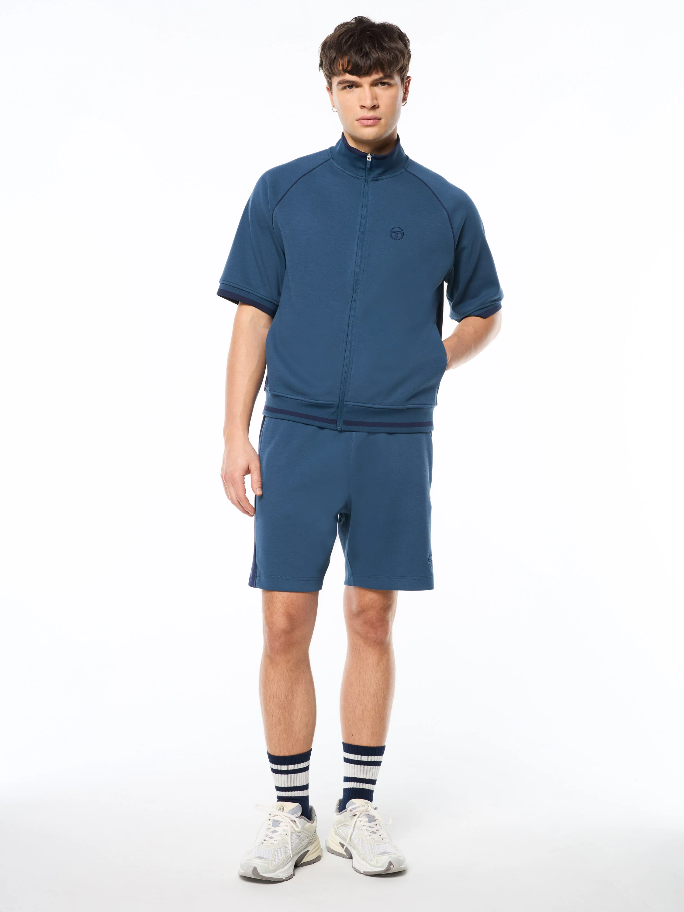 Pannello Short Sleeve Track Jacket-Key Largo - Image 3
