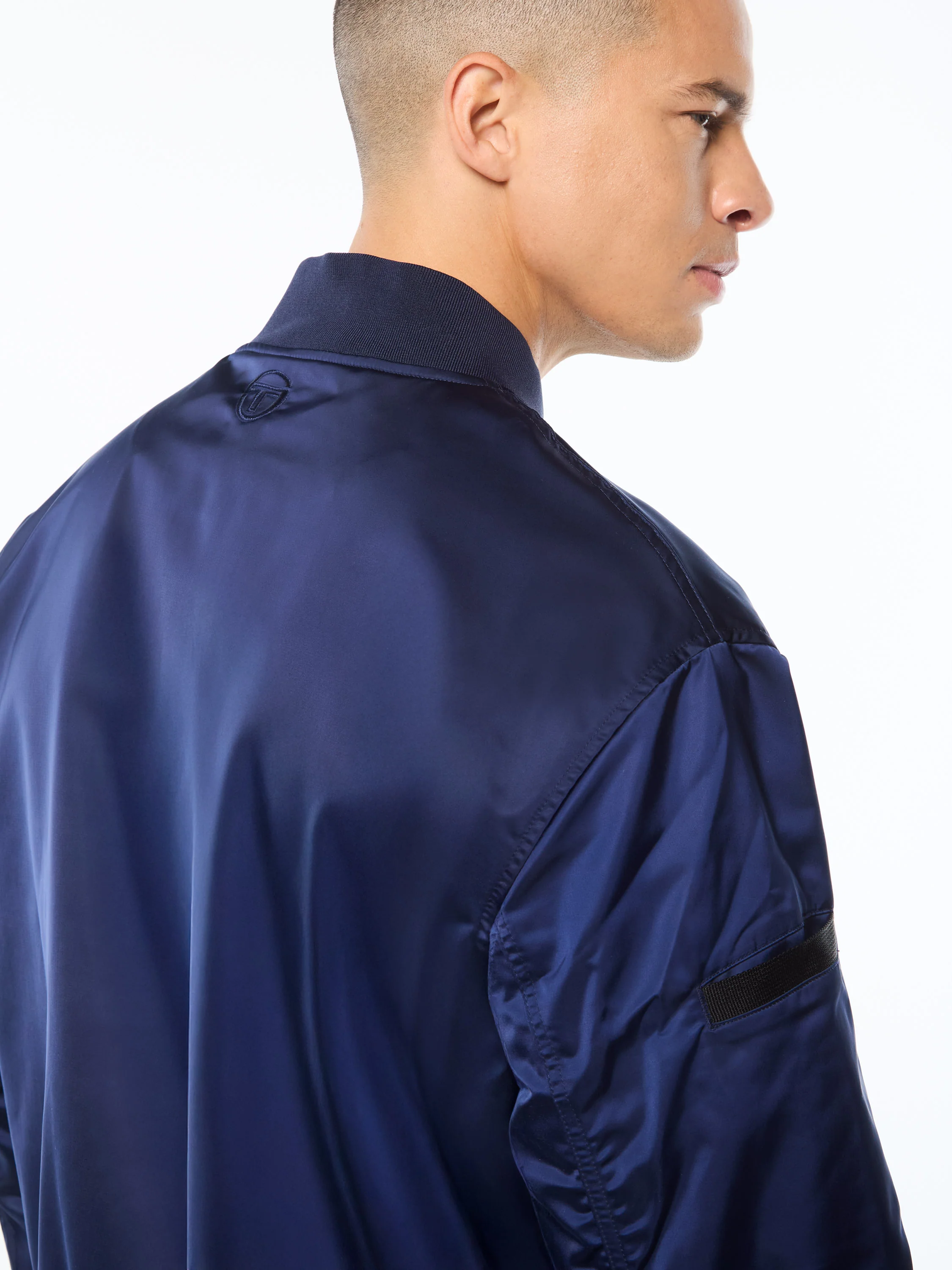 Piano Bomber Jacket-Maritime Blue - Image 6