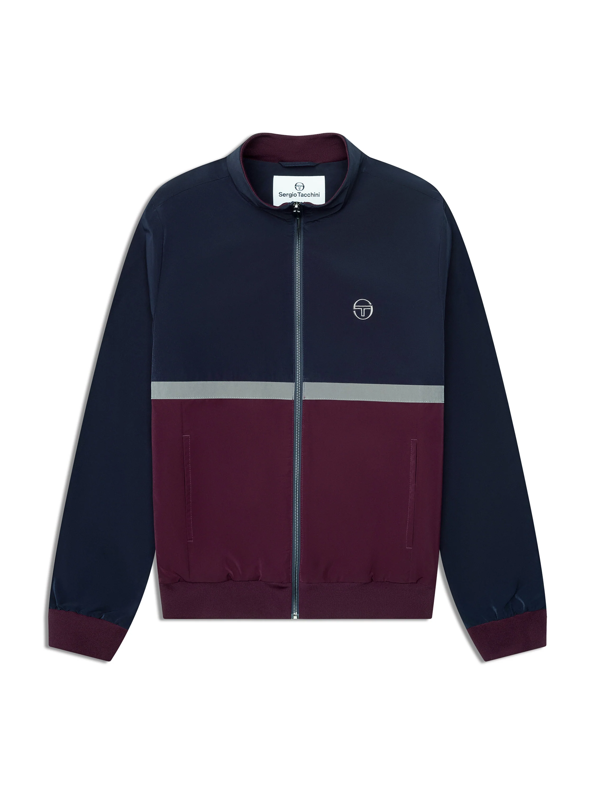 Portico Track Jacket- Maritime Blue - Image 2