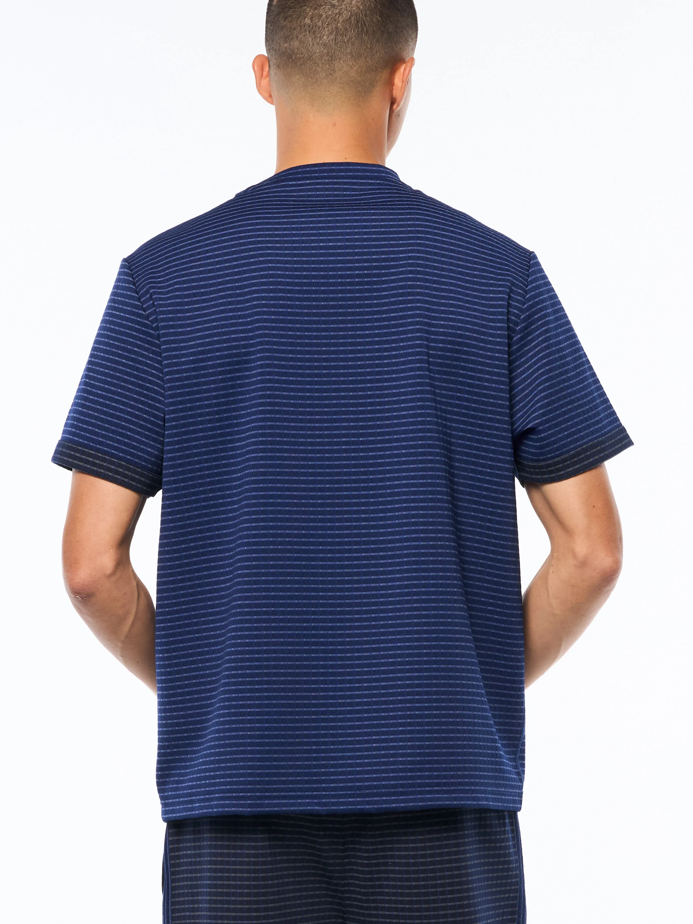 Rete T-Shirt-Maritime Blue - Image 5