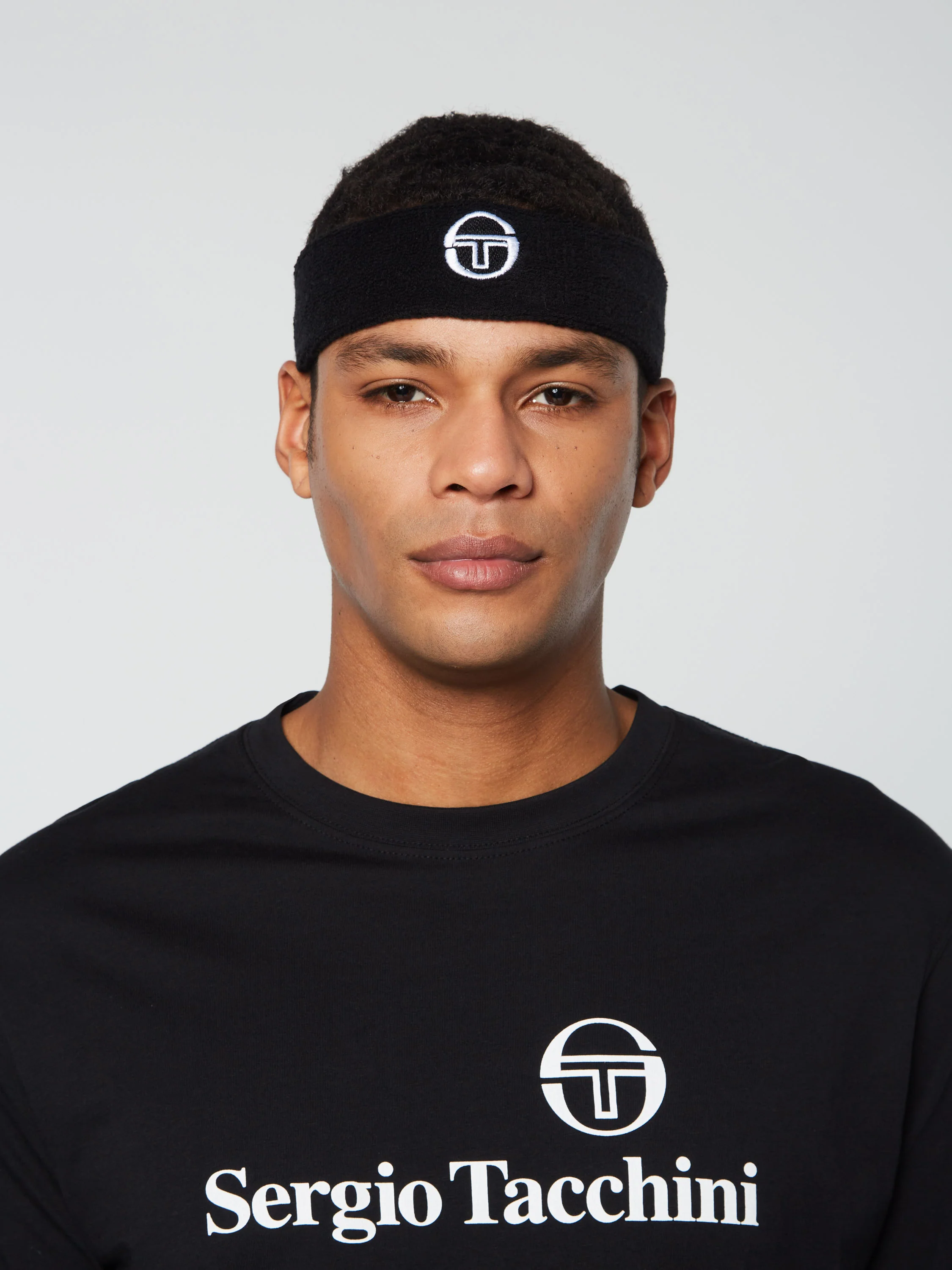 TENNIS HEADBAND- Black - Image 3