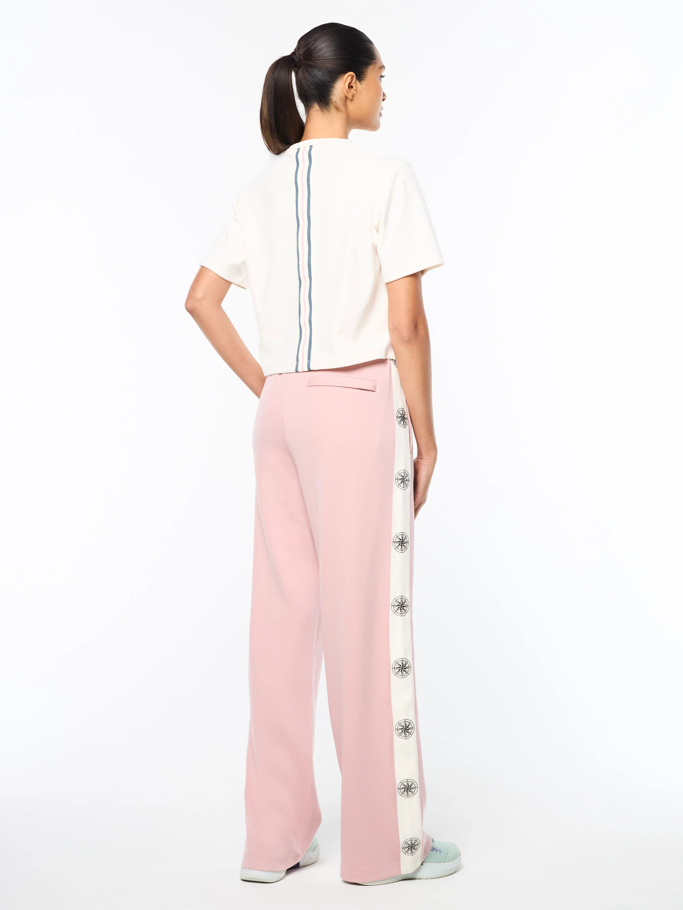 Women's Bussola Track Pant- Pale Mauve - Image 6
