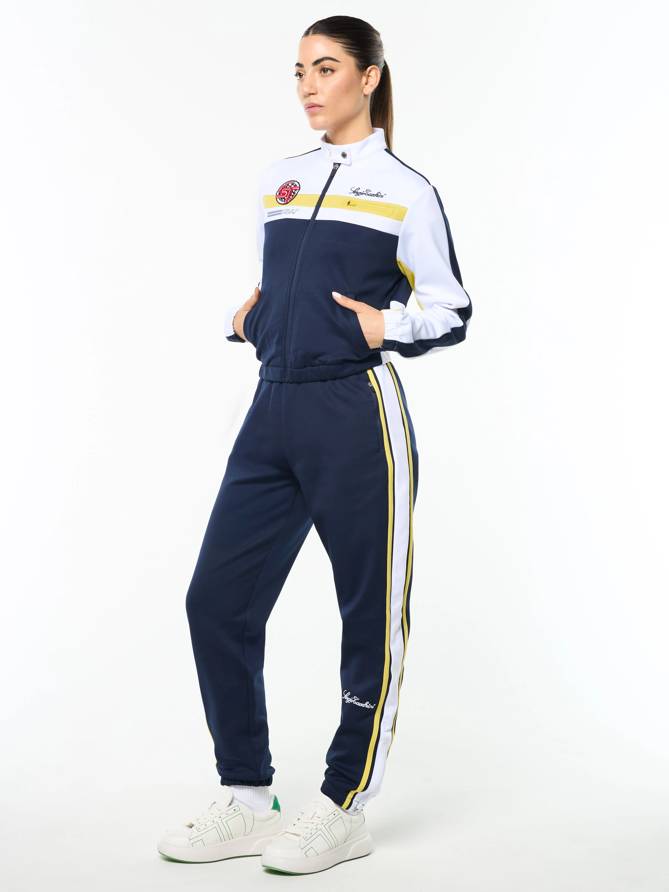 Women's Corsa Track Jacket- Maritime Blue - Image 4