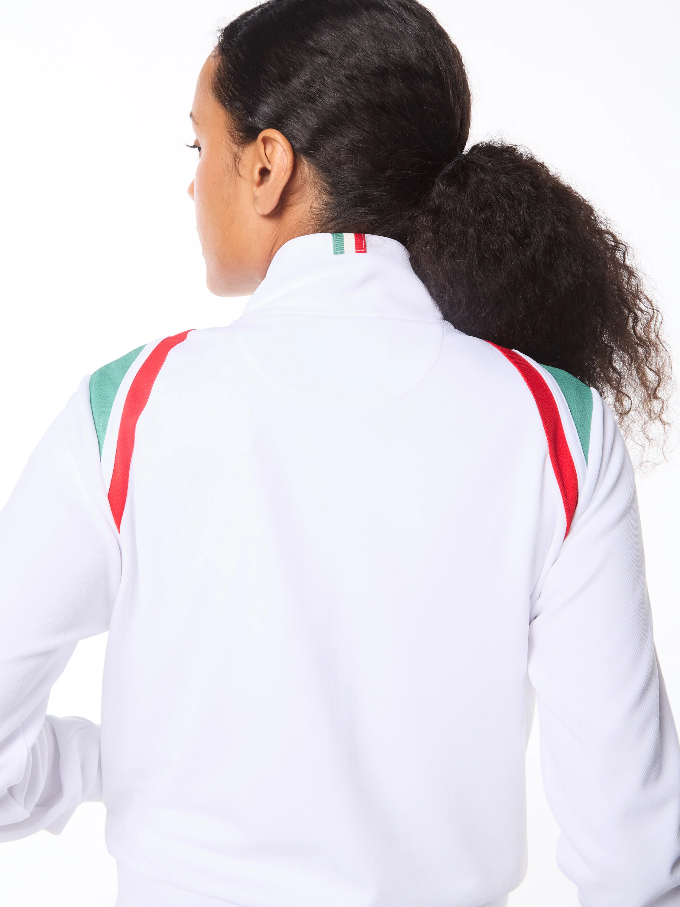 Women's Eredita Track Jacket-Brilliant White - Image 6