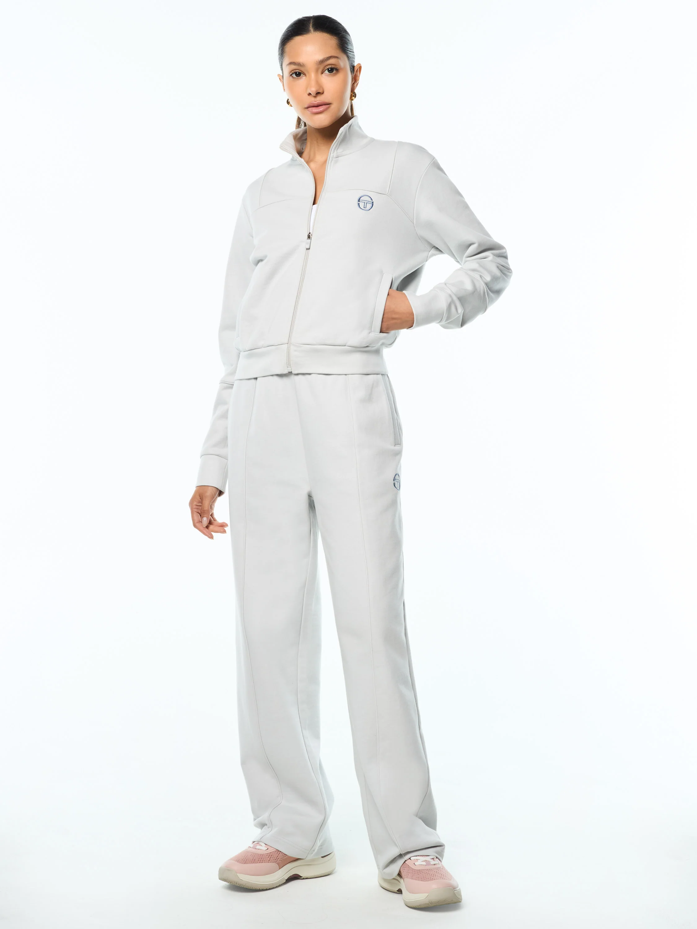 Women's Lineo Track Jacket-Artic Ice - Image 3